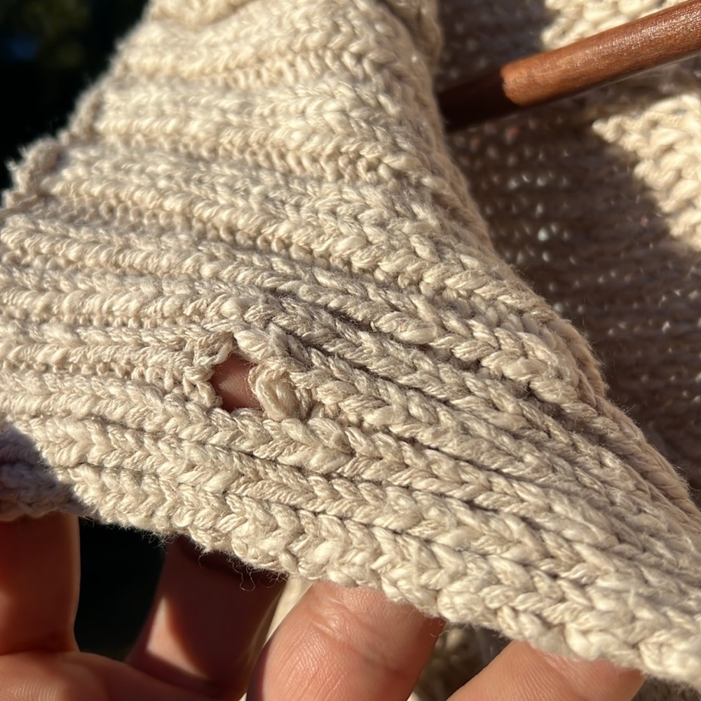 Free People Bonfire cable knit sweater - Picture 6 of 6